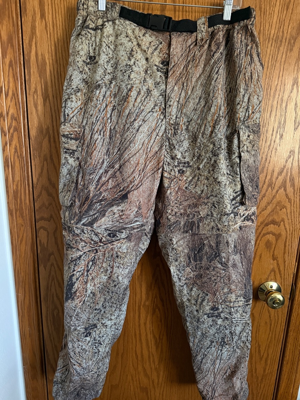 Redhead Mossy Oak Brush Camo Pants Convertible Hunting Cargo Pants Men's Size Lg